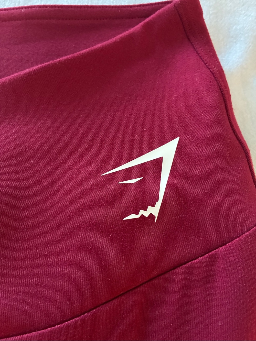 Gymshark High-Waisted Burgundy Leggings - Picture 3 of 6